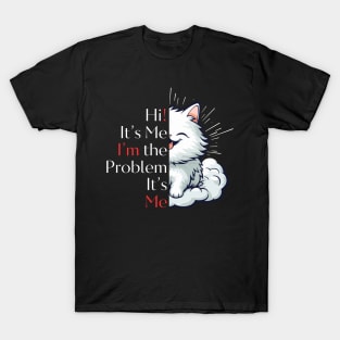 cute cat "It's Me, I'am the Problem", taylors version 1998 T-Shirt